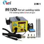 هوت اير - محطة الصيانة الذكية الاحترافية M&R 9512D (2 في 1) - نظام T12 المتطور للهوت اير واللحام