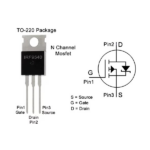 ⁦ترانزستور موسفت IRF9540N P-Channel⁩ - الصورة ⁦3⁩