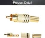 ⁦ار سي ذهبي ذكر اسود RCA male black⁩ - الصورة ⁦2⁩