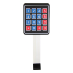 لوحة مفاتيح أرقام غشائية 4×4 (Matrix Membrane Keypad)