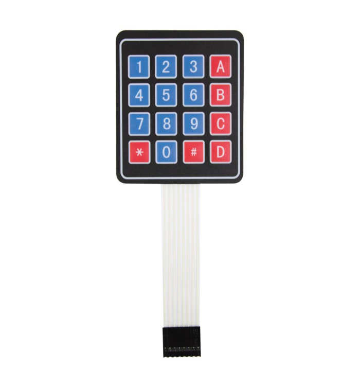 ⁦لوحة مفاتيح أرقام غشائية 4×4 (Matrix Membrane Keypad)⁩ - الصورة ⁦3⁩