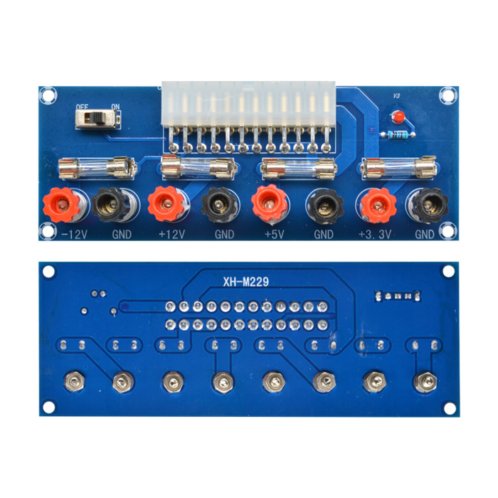 ⁦لوحة تحويل باور سبلاي الكمبيوتر (ATX Breakout Board) - محطة طاقة معملية⁩ - الصورة ⁦2⁩