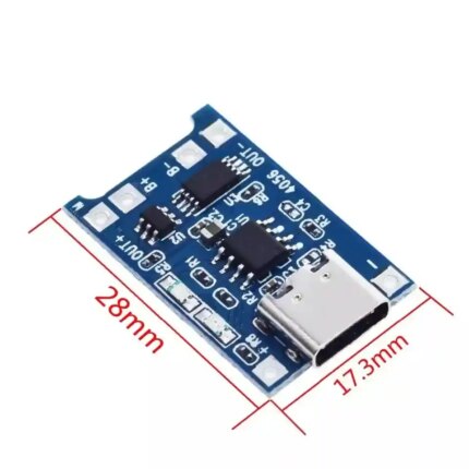 BMS 3.7v- 1S/1A -type C
