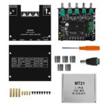 HT21ZK "igital Amplifier Module 2.1 Channel TDA7498E Modulation Heavy High and Low Tone Super Subwoofer