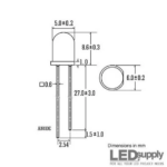 ⁦Led 5mm Red⁩ - الصورة ⁦2⁩