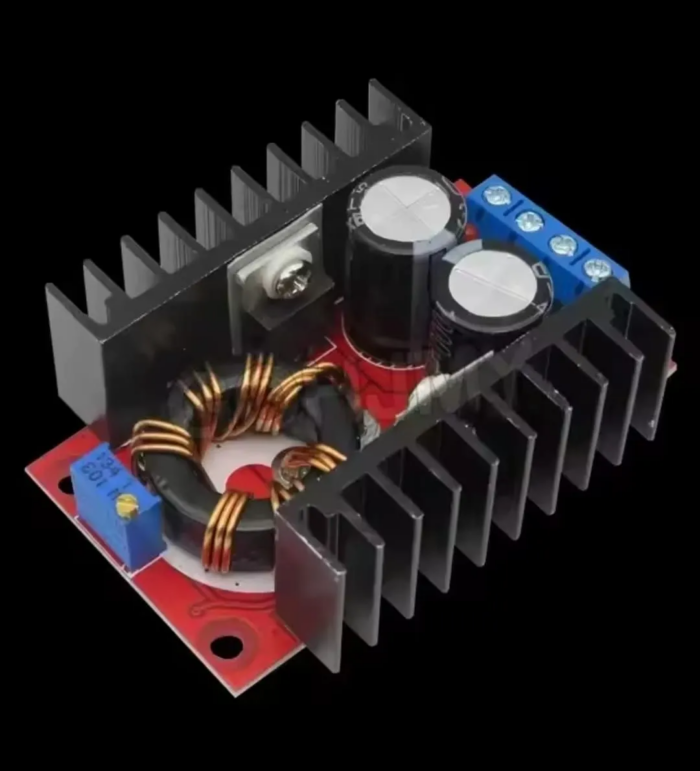 ⁦وحدة رفع الجهد الاحترافية 150 واط (DC-DC Boost Converter 150W⁩ - الصورة ⁦2⁩