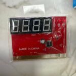 Test computer board modern Red