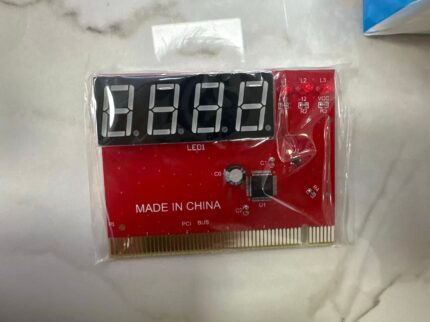 Test computer board modern Red