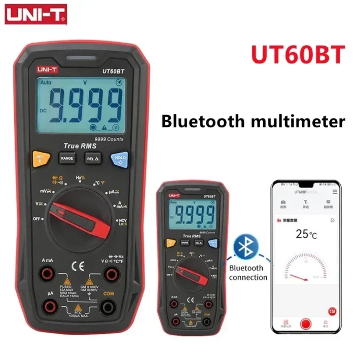 ⁦جهاز الملتيميتر الذكي UNI-T UT60BT الدقة في جيبك!⁩ - الصورة ⁦2⁩