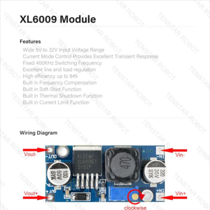 دائره رفع الجهد XL6009E1