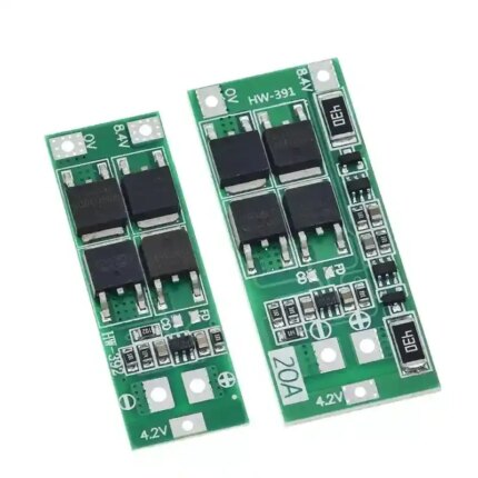 دائره شحن بطاريات ليثيوم balance الحماية من التفريغ والشحن الزائد  BMS 8.4V- 2S/20A
