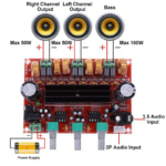 دائره مكبر صوتTPA3116D2_ 2 × 1 -100w+50+50