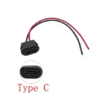 عرض لفتره محدوده سوكت انثى type-c بالسلك+ اسود