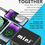 شاحن MaAnt Dianba Mini+ هي شاحن مكتبي ذكي ومتعدد الوظائف بقدرة إجمالية 100 واط