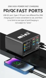 ⁦شاحن MaAnt Dianba Mini+ هي شاحن مكتبي ذكي ومتعدد الوظائف بقدرة إجمالية 100 واط⁩ - الصورة ⁦2⁩