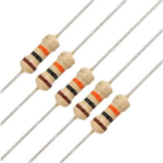 عدد 5 مقاومات 3.3k/0.25w