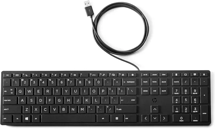 ⁦لوحة مفاتيح سلكية من طراز HP 320K للكمبيوتر⁩ - الصورة ⁦2⁩