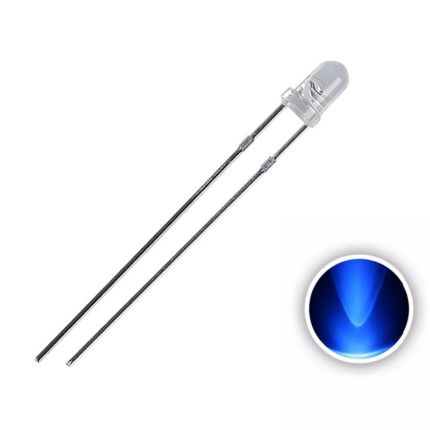 ليد ازرق ـblue_3mm_Led شفاف