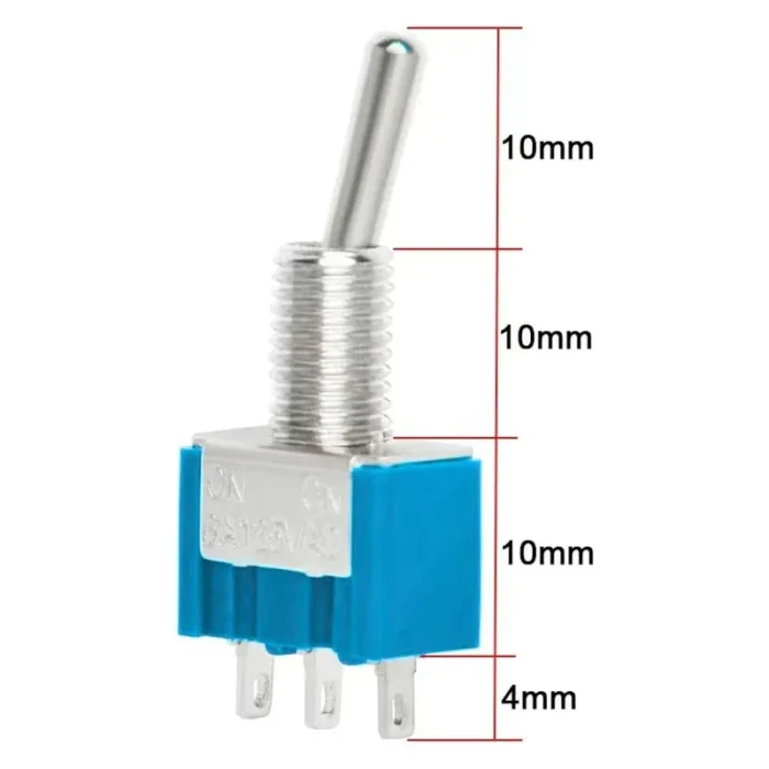 ⁦مفتاح توجال(toggle switch) 3pin⁩ - الصورة ⁦2⁩