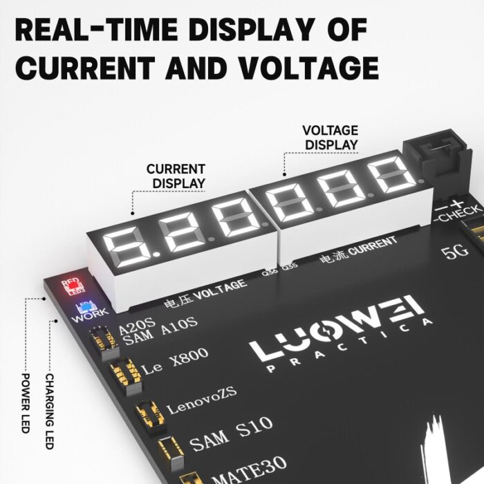 ⁦تستر بطاريه 
IP & Android Battery activation board LW-B03⁩ - الصورة ⁦2⁩
