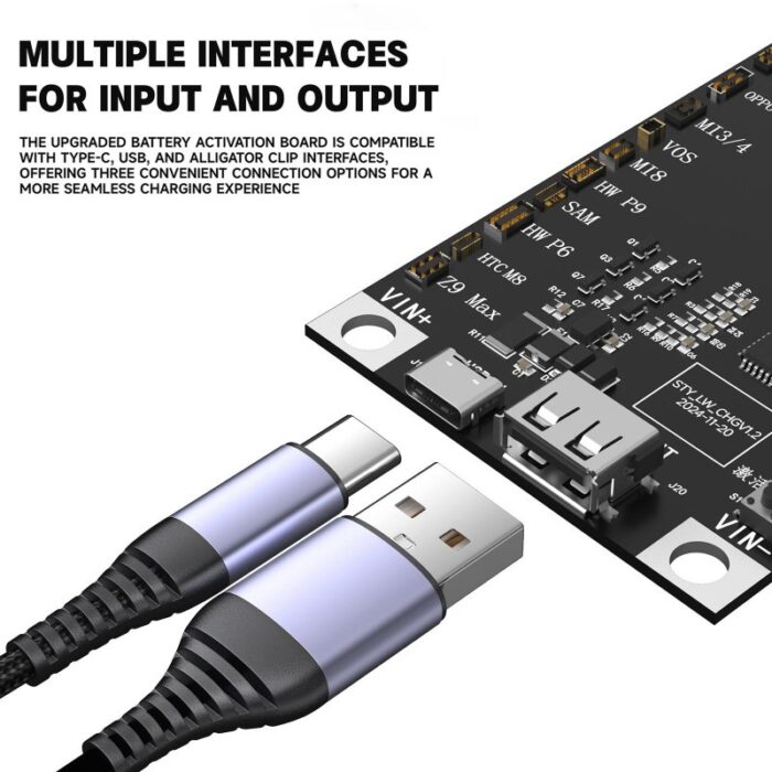 ⁦تستر بطاريه 
IP & Android Battery activation board LW-B03⁩ - الصورة ⁦3⁩