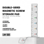 ⁦مغناطيس حفظ المساميرMagnetic screw storage ruler LW-333⁩ - الصورة ⁦2⁩
