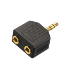 محول صوت (Audio Splitter Adapter) بمقاس 3.5 ملم ستيريو (Gold-plated 3.5mm Jack)