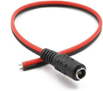 كابل تيار مستمر (DC) بموصل أنثى - DC Barrel Jack - Female pigtail