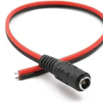 كابل تيار مستمر (DC) بموصل أنثى - DC Barrel Jack - Female pigtail