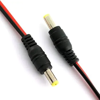 716oL0Fh6nL._AC_UF350,350_QL80_ كابل تيار مستمر (DC) بموصل ذكر - DC Barrel Jack - male pigtail - الصورة 1