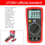 جهاز الملتيميتر الرقمي الاحترافي +UNI-T UT39A | دقة وموثوقية لجميع قياساتك الكهربائية