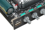 ⁦وحده مكبر صوتGoshyda TDA7498E Amplifier Board 160W×2+320W 2.1CH Subwoofer Amplifier Module with Treble Bass Control AUX USB Inputs 15V-36V⁩ - الصورة ⁦6⁩