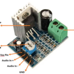 وحدة مكبر صوت (Audio Amplifier Module) تعتمد على الدائرة المتكاملة TDA2030A