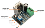 وحدة مكبر صوت (Audio Amplifier Module) تعتمد على الدائرة المتكاملة TDA2030A
