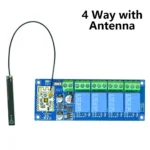 ⁦📡 وحدة تحكم لاسلكية ريليه رباعية (4 قنوات) مع هوائي | 4-Way Relay Module with Antenna⁩ - الصورة ⁦5⁩