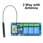 ⁦📡 وحدة تحكم لاسلكية ريليه رباعية (4 قنوات) مع هوائي | 4-Way Relay Module with Antenna⁩ - الصورة ⁦2⁩