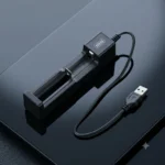 ⁦عرض لفترة محدودة شاحن بطاريات ليثيوم متعدد المقاسات قابلة للشحن منفرد 3.7v (Single Slot Li-ion Battery USB Charger)⁩ - الصورة ⁦2⁩