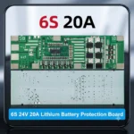 لوحة حماية وإدارة بطاريات الليثيوم (6S Li-ion Battery Protection BMS Board