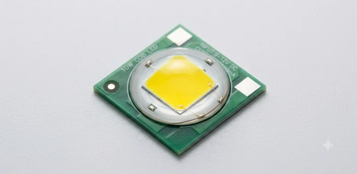 ⁦💡 شريحة إضاءة ليد 10 واط أبيض ساطع (10W Cold White High-Power COB LED)⁩ - الصورة ⁦2⁩