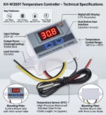 ​🌡️ منظم وحساس الحرارة الرقمي الذكي XH-W3001 (220V - 1500W)