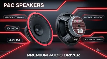 الجودة التايواني على أصولها! سماعة P&C SPEAKERS FR-10 (Model: YD-1000) 🇹🇼